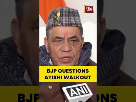 BJP MLA Mohan Singh Bisht Criticizes Atishi Walkout in Delhi Assembly