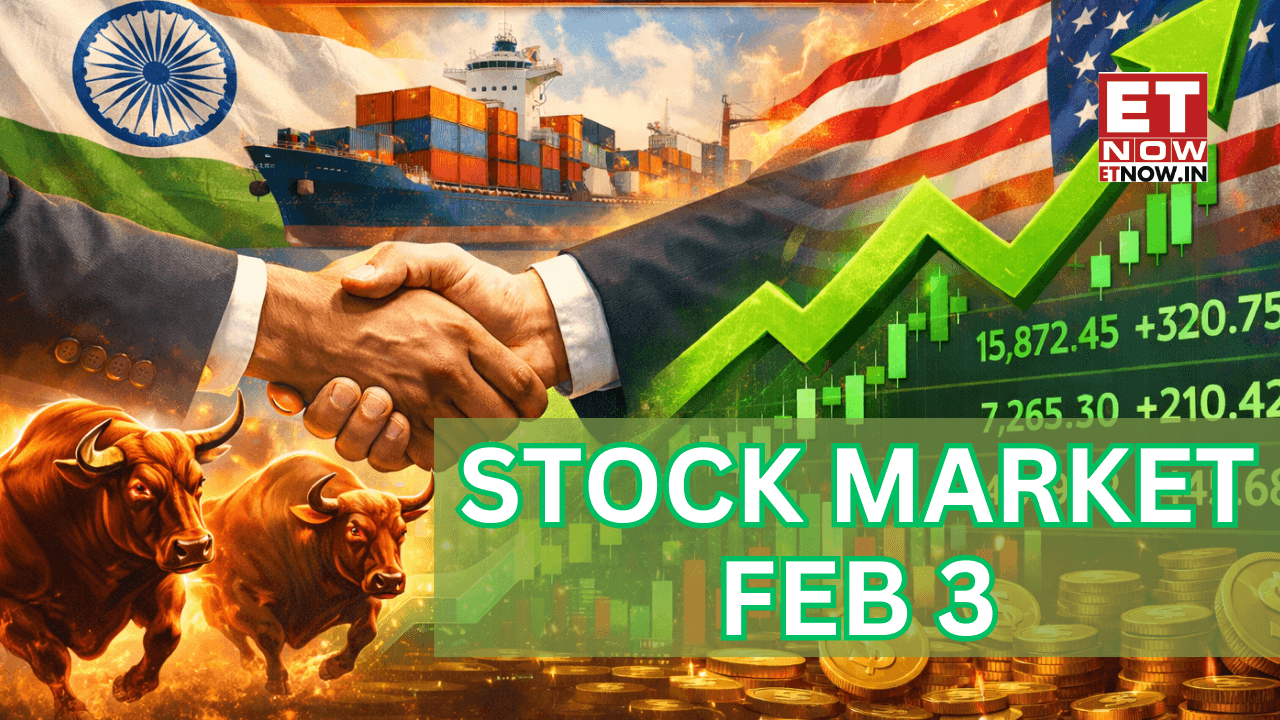 Stock Market Today, Feb 3: Bulls party on D-Street after India-US trade deal! Sensex zooms 2072 pts, Nifty skyrockets 639 pts to 25713 – Top gainers, losers